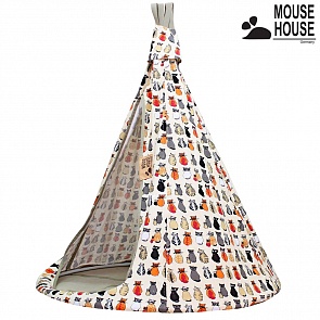 Подвесной гамак-качели, диаметр 110 см, кошки (Mouse House, 6595RT)